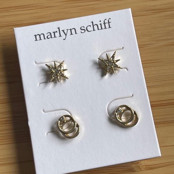 NWT | Marlyn Schiff 2 sets of earrings - Picture 2 of 3